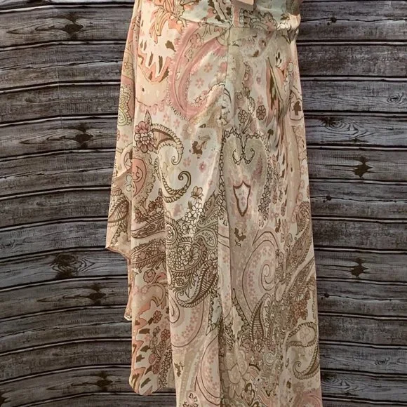 BANDOLINO Peach Blossom Layered Hi Low Dress NWT - Picture 8 of 13